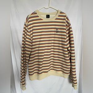 L OVO Nautical Stripe Crewneck